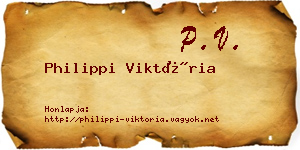 Philippi Viktória névjegykártya